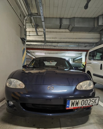 Mazda MX-5 cena 25000 przebieg: 212369, rok produkcji 2001 z Warszawa małe 79